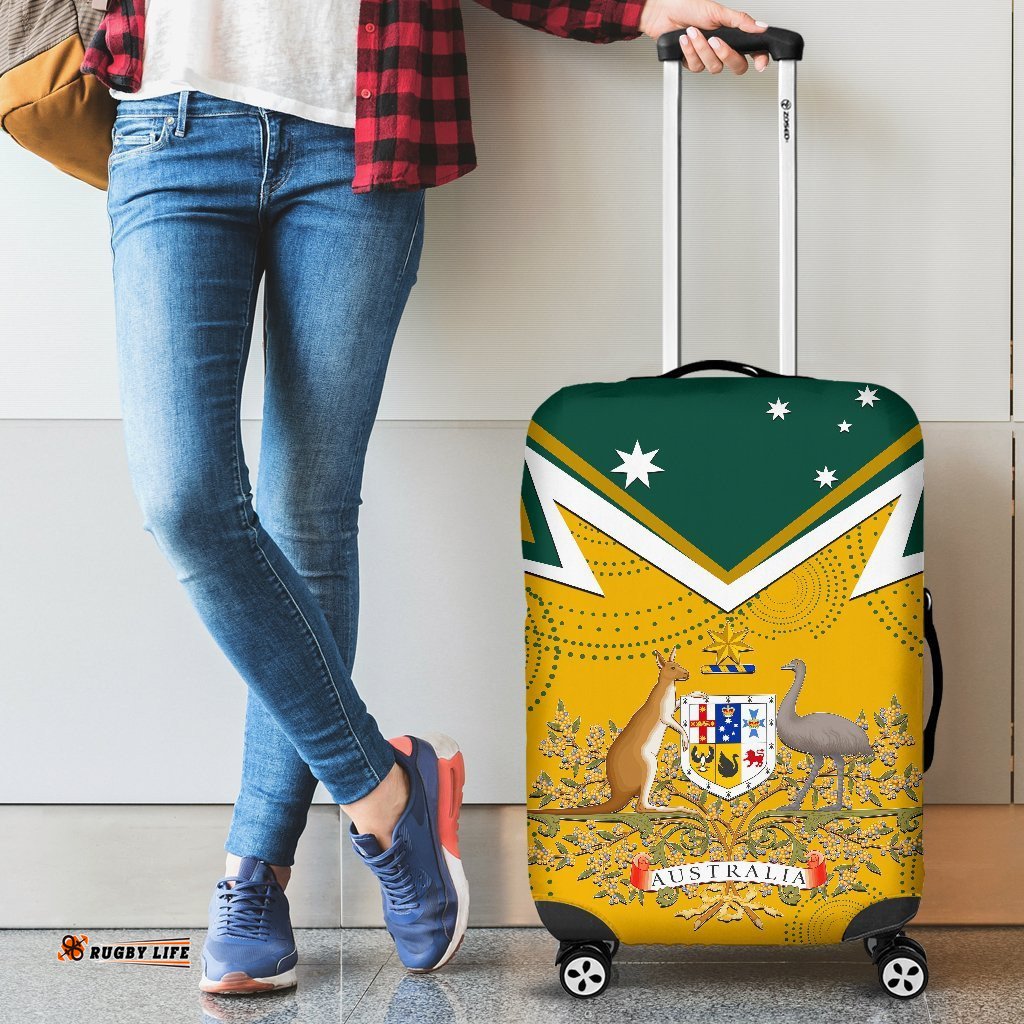Luggage Covers Australian Coat Of Arms National Color
