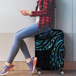 New Zealand Tribal Tattoo Luggage Cover With Matariki Art