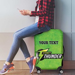 Custom Sydney Thunder Luggage Cover Indigenous Art Grunge Style