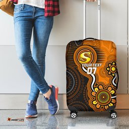 Custom Scorchers Cricket Indigenous Luggage Cover Champions Fire Up