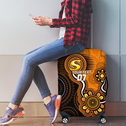 Custom Scorchers Cricket Indigenous Luggage Cover Champions Fire Up