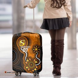 Custom Scorchers Cricket Indigenous Luggage Cover Champions Fire Up