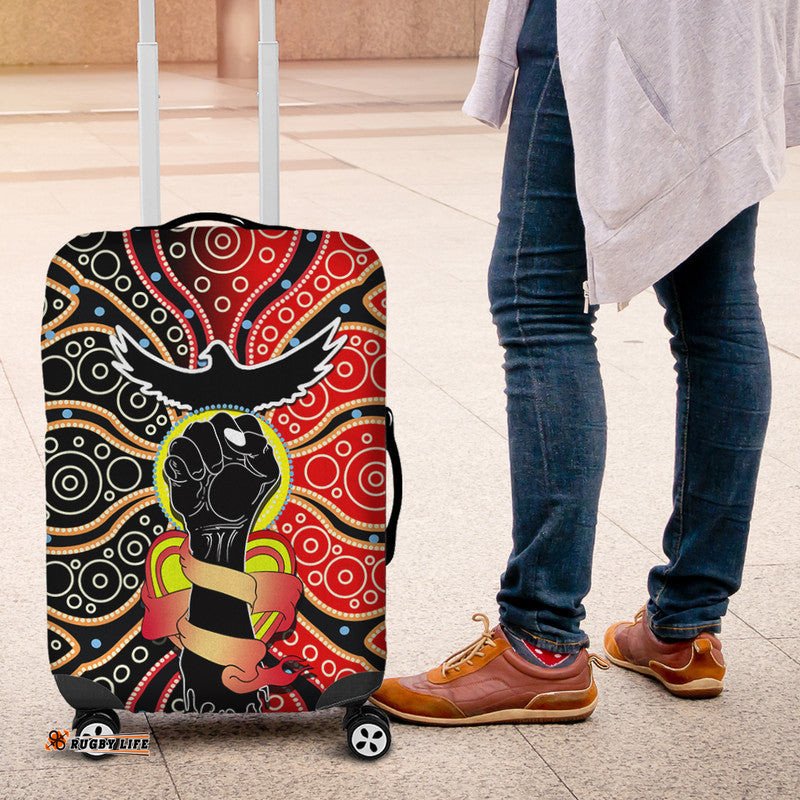 Aboriginal Lives Matter Luggage Cover