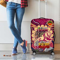 Brisbane Lions NAIDOC Week 2024 Luggage Cover Mascot Football