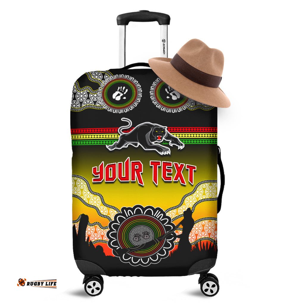 Custom Personalised Panthers Luggage Covers Go The Mighty Penrith Aboriginal