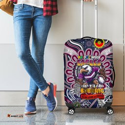 NAIDOC Week 2024 Eagles Luggage Cover Mascot Rugby