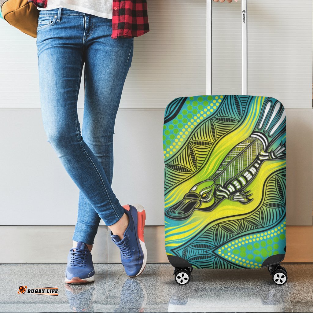Luggage Cover Aboriginal Platypus