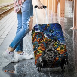 Aboriginal Lizard Tribal Luggage Cover