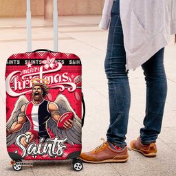 Saints Football Xmas Luggage Cover Australia AFL Mascot
