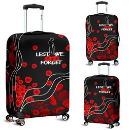ANZAC Lest We Forget Luggage Covers Poppy Flowers