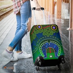 Torres Strait Luggage Covers Dhari And Dot Patterns