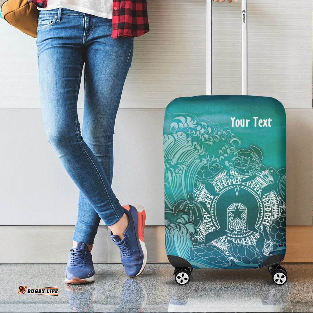 CustomAboriginal Luggage Covers, Torres Strait Islands in Wave