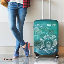CustomAboriginal Luggage Covers, Torres Strait Islands in Wave