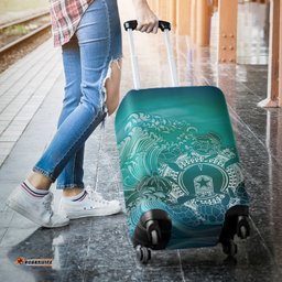 Aboriginal Luggage Covers, Torres Strait Islands in Wave