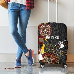 PALYKU Australia Lizard Aboriginal Art Luggage Cover