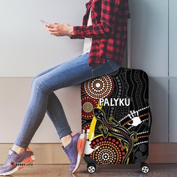 PALYKU Australia Lizard Aboriginal Art Luggage Cover
