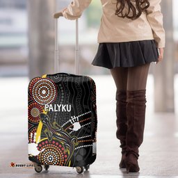 PALYKU Australia Lizard Aboriginal Art Luggage Cover