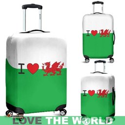 I Love Wales Luggage Cover