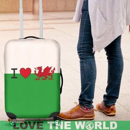 I Love Wales Luggage Cover