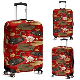 Australia Luggage Cover Swans Landscape Art