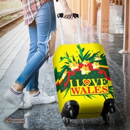 Wales I Love Wales Luggage Cover