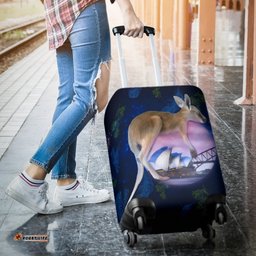 Luggage Cover - Kangaroo Suitcase Sydney Opera Dream Midnight