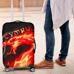 Wales Luggage Cover Cymru Flame