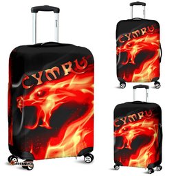 Wales Luggage Cover Cymru Flame