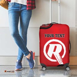 Custom Melbourne Renegades Luggage Cover Indigenous Art Grunge Style