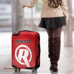 Custom Melbourne Renegades Luggage Cover Indigenous Art Grunge Style