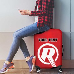 Custom Melbourne Renegades Luggage Cover Indigenous Art Grunge Style