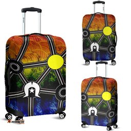 NAIDOC Week Luggage Covers, Aboriginal Geometric Style