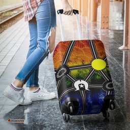 NAIDOC Week Luggage Covers, Aboriginal Geometric Style