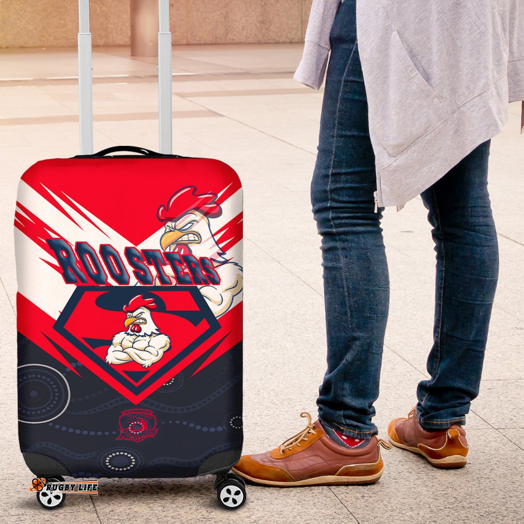 Luggage Covers Sydney Roosters Superman Luggage Covers