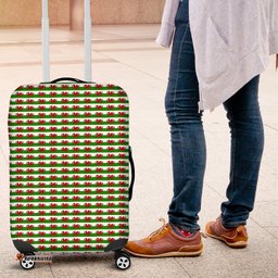 Wales Flag Pattern Luggage Cover