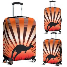 Luggage Cover Kangaroo Sunset Ver03