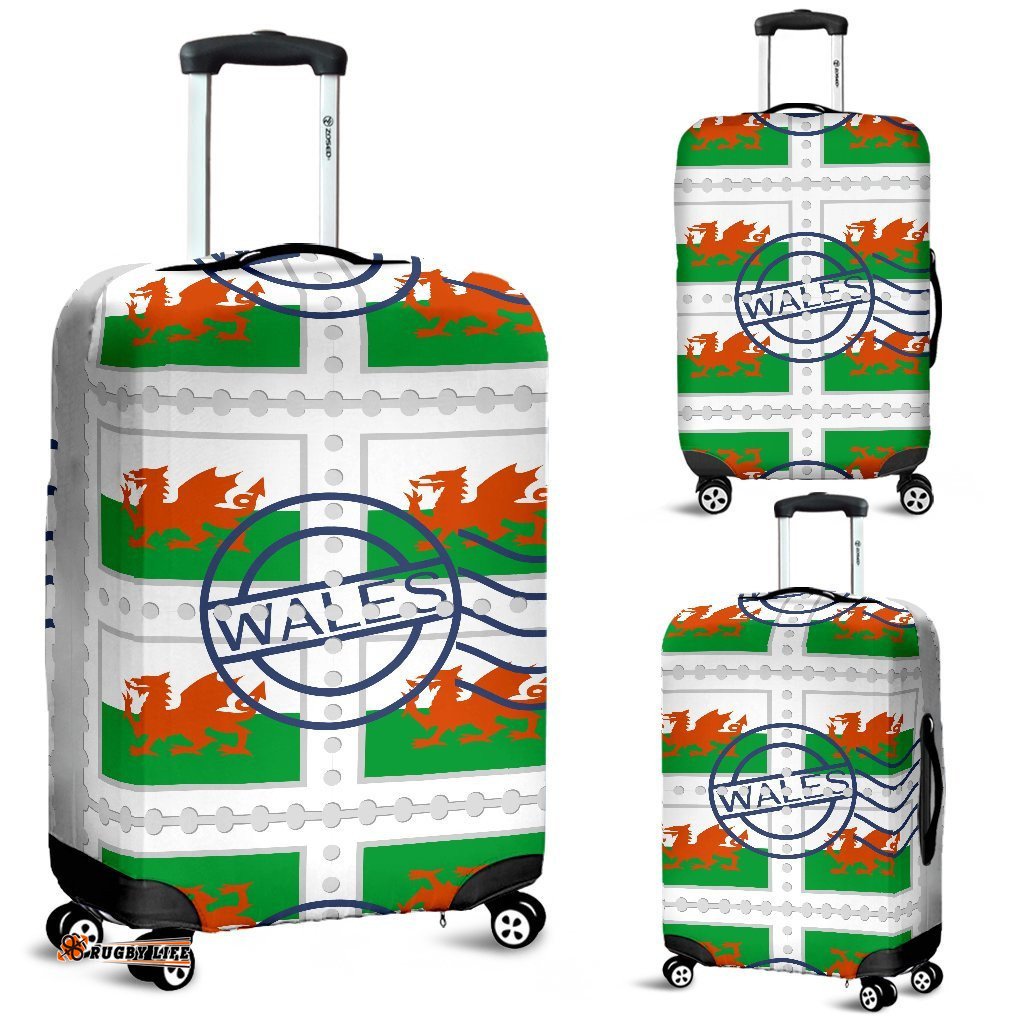 Wales Stamps Set Luggage Cover 02