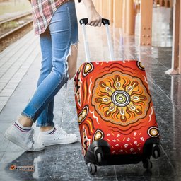 Aboriginal Luggage Covers Indigenous Art Patterns Ver01