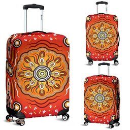 Aboriginal Luggage Covers Indigenous Art Patterns Ver01