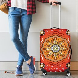 Aboriginal Luggage Covers Indigenous Art Patterns Ver01
