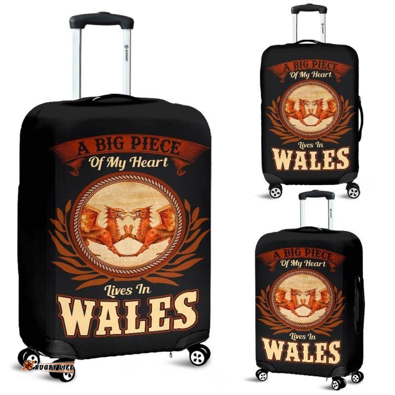 My Heart Lives In Wales Luggage Cover
