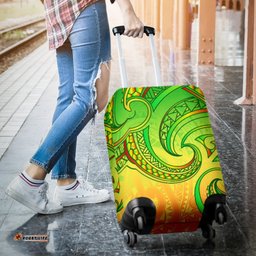 New Zealand Maori Mangopare Luggage Covers Polynesian Rasta