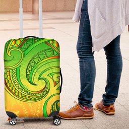 New Zealand Maori Mangopare Luggage Covers Polynesian Rasta