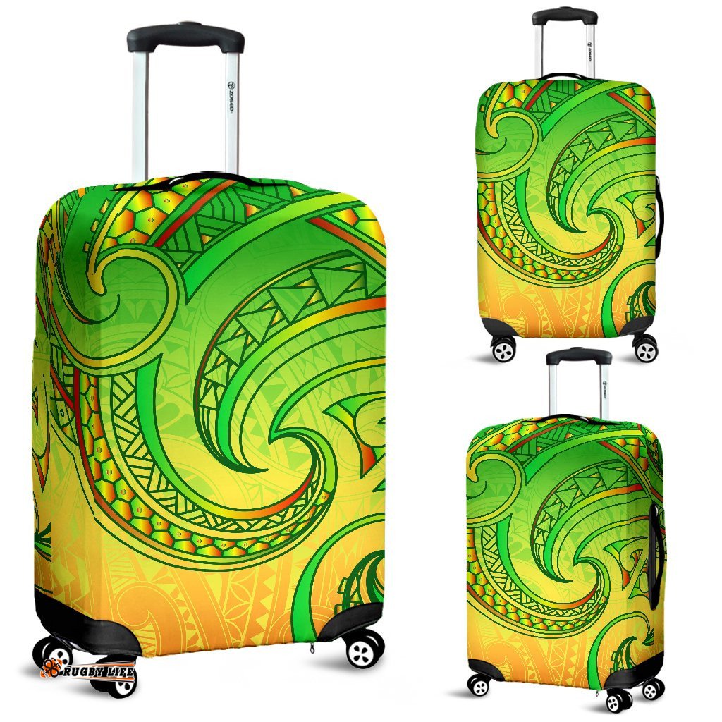 New Zealand Maori Mangopare Luggage Covers Polynesian Rasta