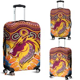 Broncos Rugby Custom Luggage Cover Indigenous Super Broncos