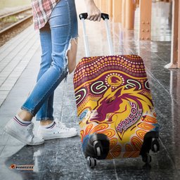 Broncos Rugby Custom Luggage Cover Indigenous Super Broncos
