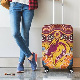 Broncos Rugby Custom Luggage Cover Indigenous Super Broncos
