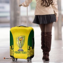 Custom Australia Cricket Luggage Cover World Cup Go Champions Indigenous