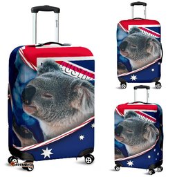 Luggage Covers Australian Flag and Coat Of Arms Koala 3D