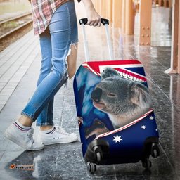 Luggage Covers Australian Flag and Coat Of Arms Koala 3D